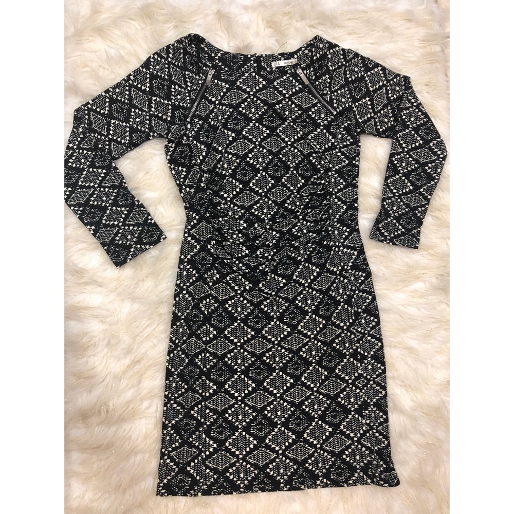 Black and white dress